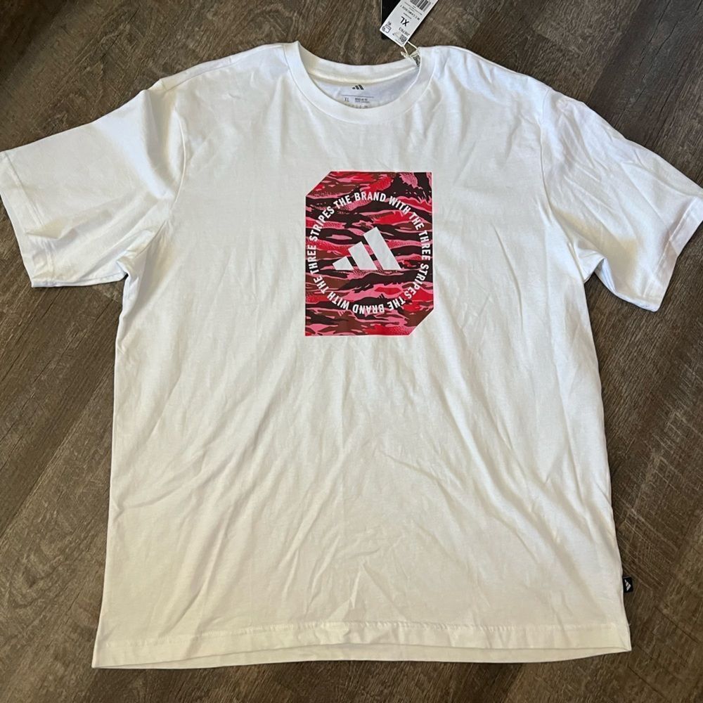 Adidas Camo Box T-Shirt- Size XL